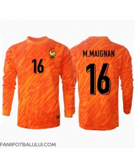 Franța Mike Maignan #16 Portarii Tricou Fotbal Replică European 2024 Barbati Deplasare Mâneci Lungi